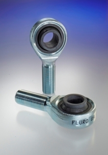 Composite rod ends, stainless steel bearings